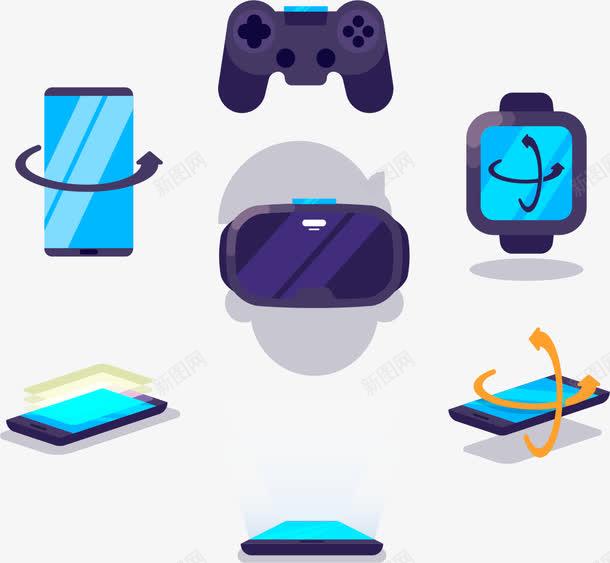 科技改變未來產(chǎn)品演示矢量圖 頁面網(wǎng)頁 平面電商 創(chuàng)意素材 改變素材