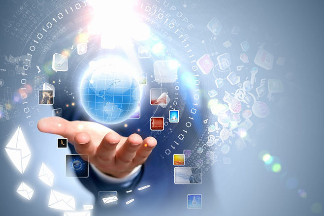 商務網絡科技背景 圖片素材(編號:20140320071826)